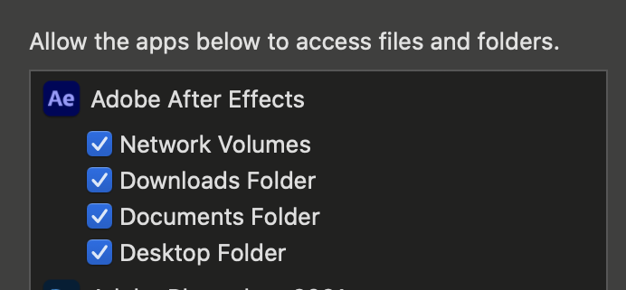 Allow scripts to write files and access network after effects 2019 где