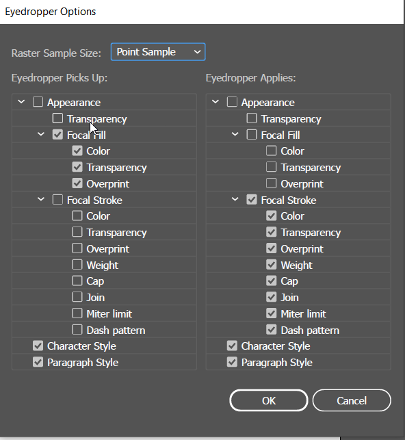 adobe illustrator eyedropper stroke