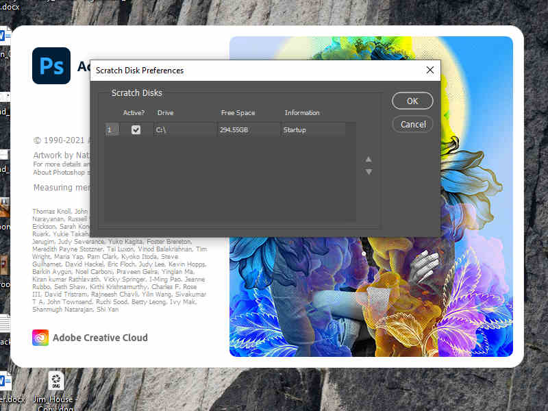 Solved: Photoshop 2022 Scratch Disk not showing all hard d