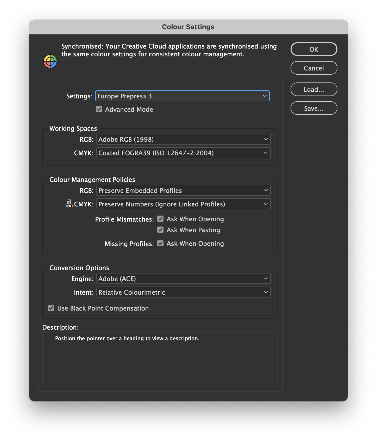 Solved InDesign 2022 profile warnings on opening missing Adobe