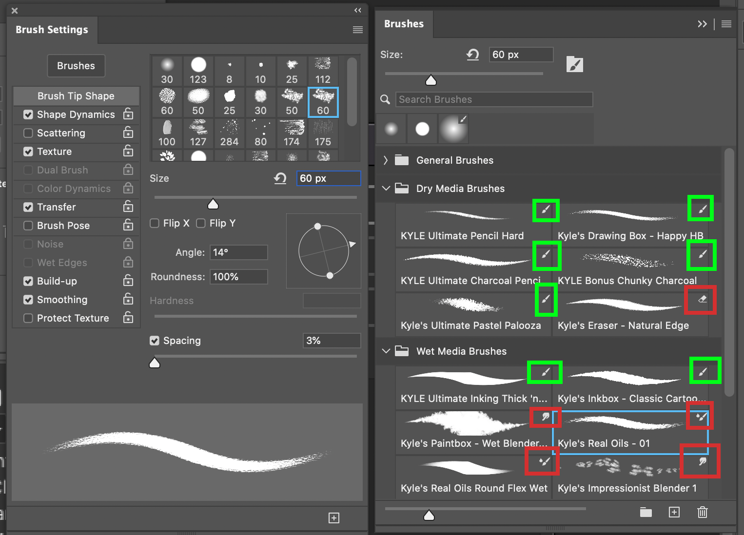 Solved brush settings color dynamics greyed out Adobe