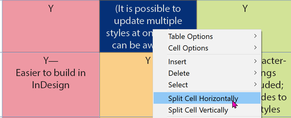 Solved: How to Split Table Cells into multiple rows? - Adobe Product ...