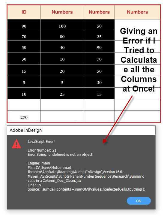 Give Error of all Columns Selected and Run Script.jpg