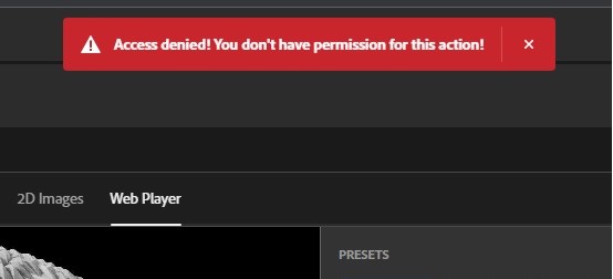 Access Denied You Don T Have Permission For This Adobe Community   337823i6CBEAF2194624FCB