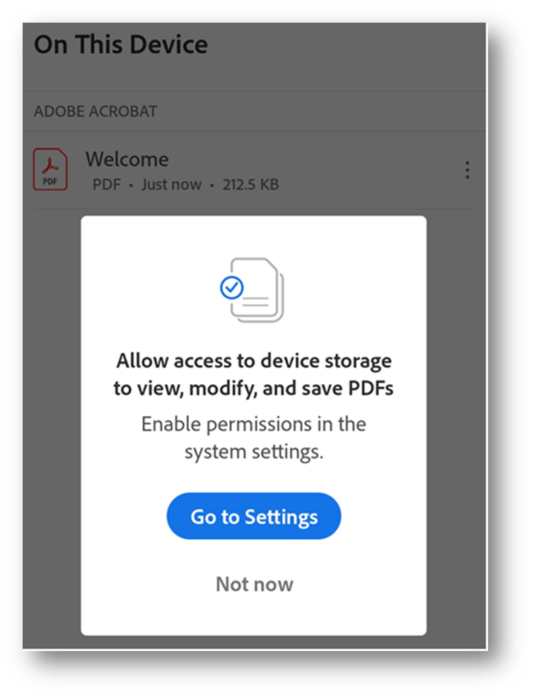 General Device Permissions - Device Settings - Adobe Community - 12578886