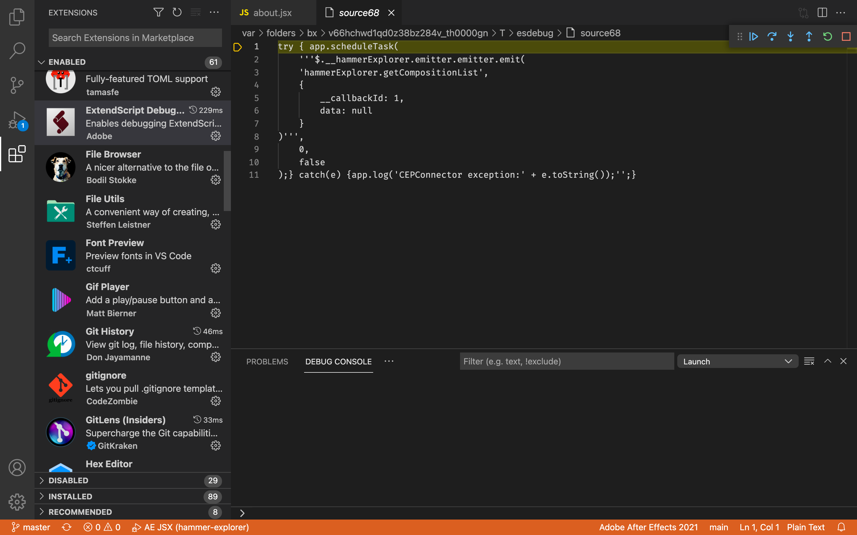 ExtendScript debugger for VSCode is not maintained... - Adobe Community ...