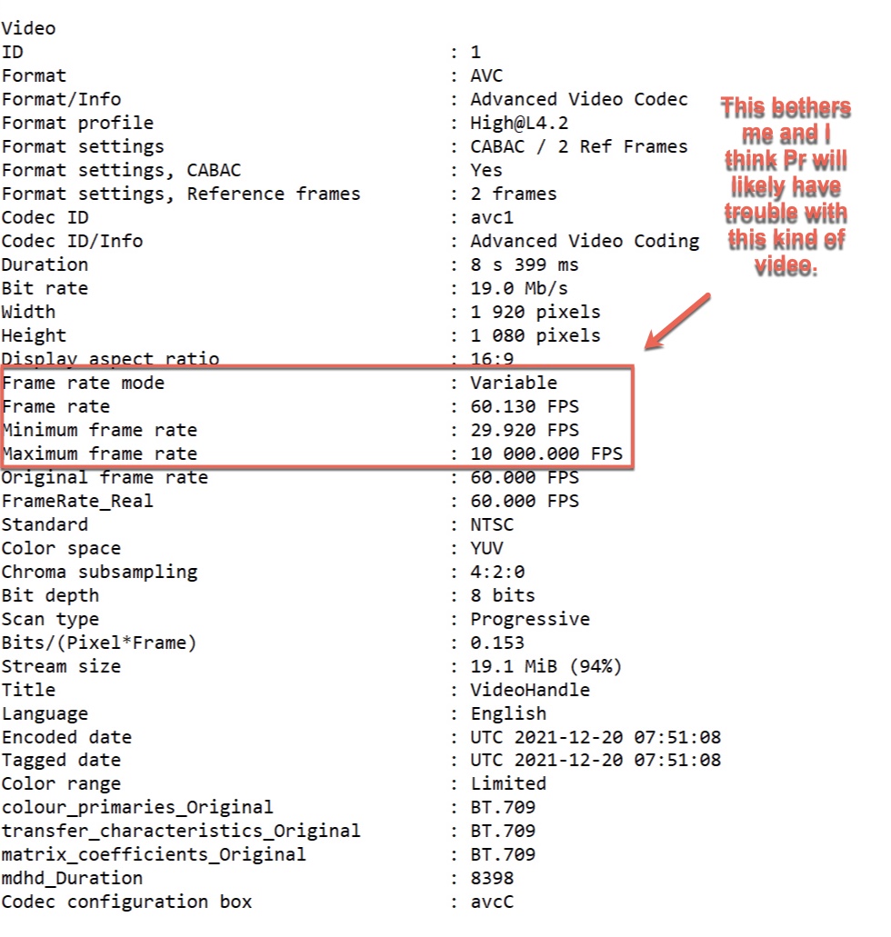 Jerky H264 playback on time line and after exporta... Adobe Community