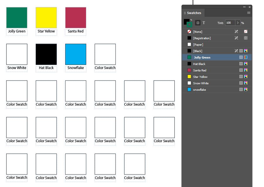 A Script to Create a Grid of Color Swatches