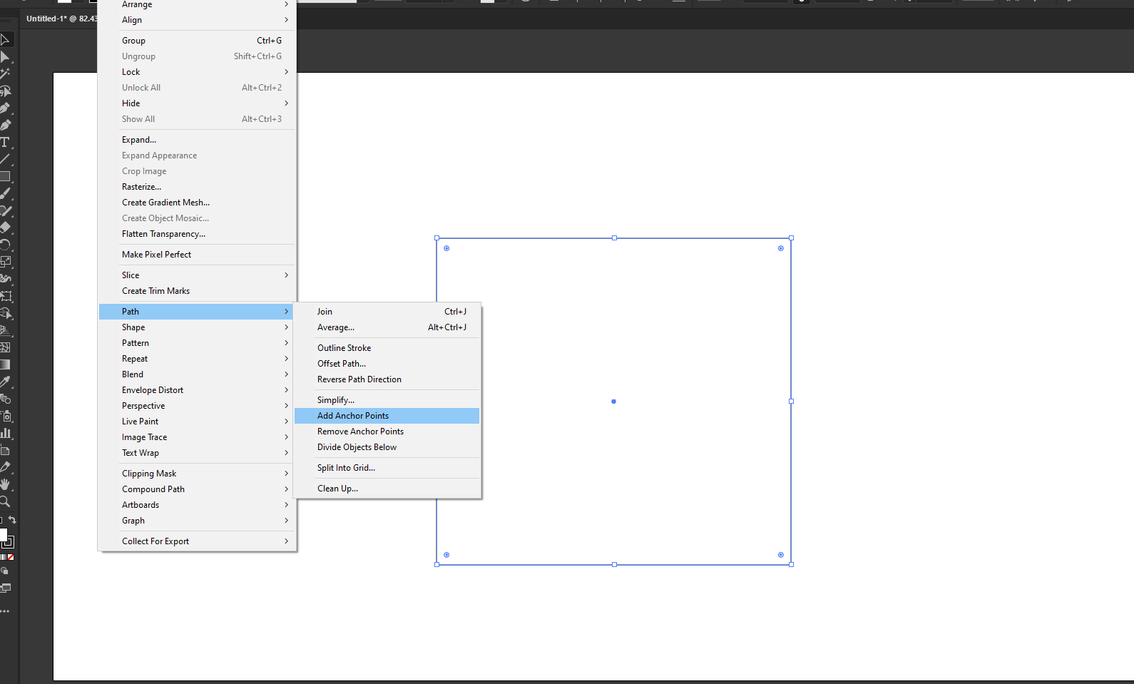 Solved: How To Automatically Add Anchor Points On A Shape - Adobe ...