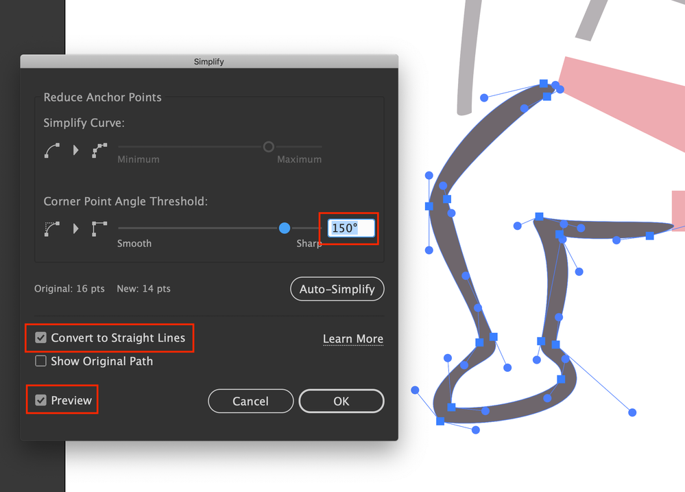 Simplify Tool In Illustrator 2020 Random Results Adobe Community