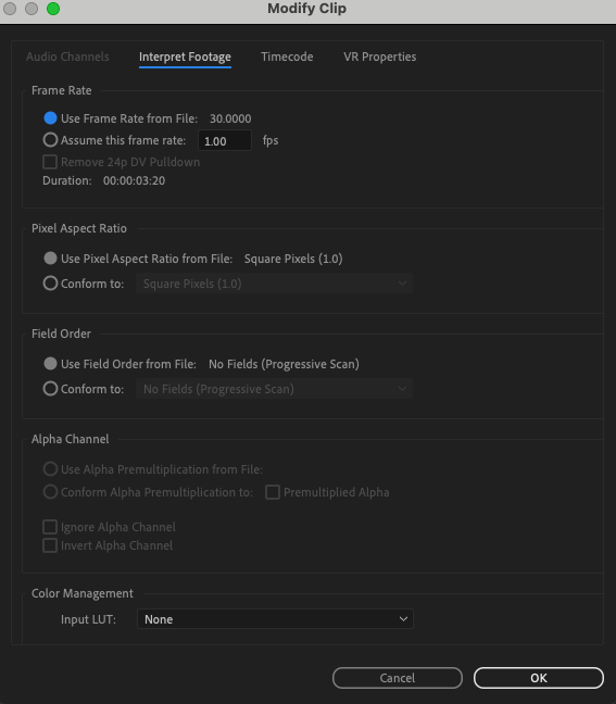 FAQ Premiere Pro 2022 Color Management for Log/RA... Adobe Community