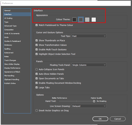 How to change Pasteboard color to grey in InDesign... - Adobe Support  Community - 10798744