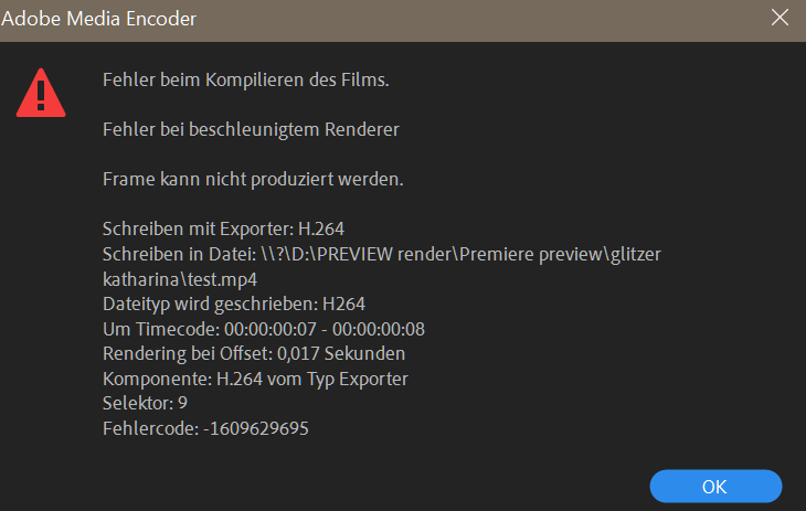 adobe premiere pro error code 81