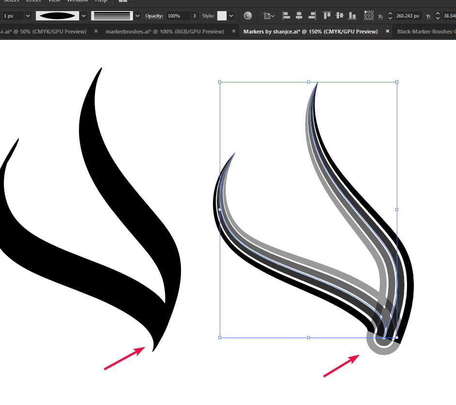 How to make this brush in illustrator? Adobe Community 12689299