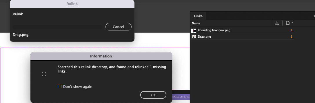InDesign 17.0.1 Missing Links - Adobe Product Community - 12571904