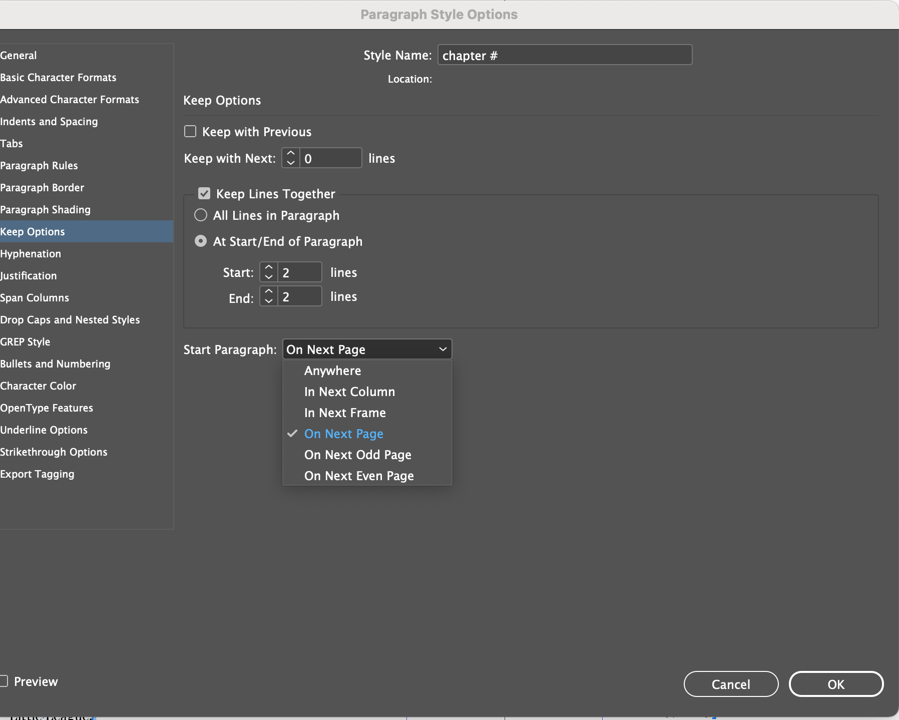 Solved: Make chapters start on new page in reflowable ePub - Adobe ...