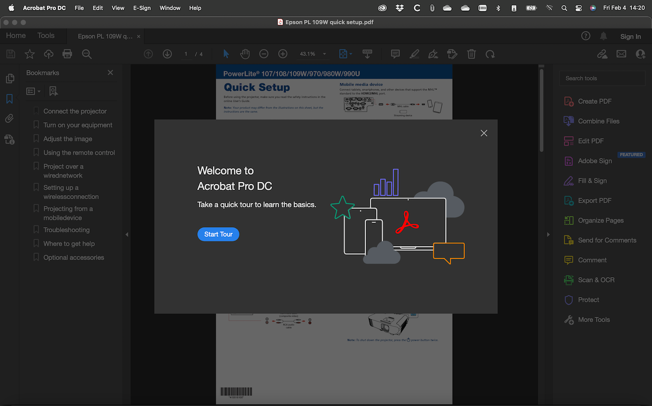 Solved: Welcome To Acrobat DC Start Tour Popup Every Time ... - Adobe ...