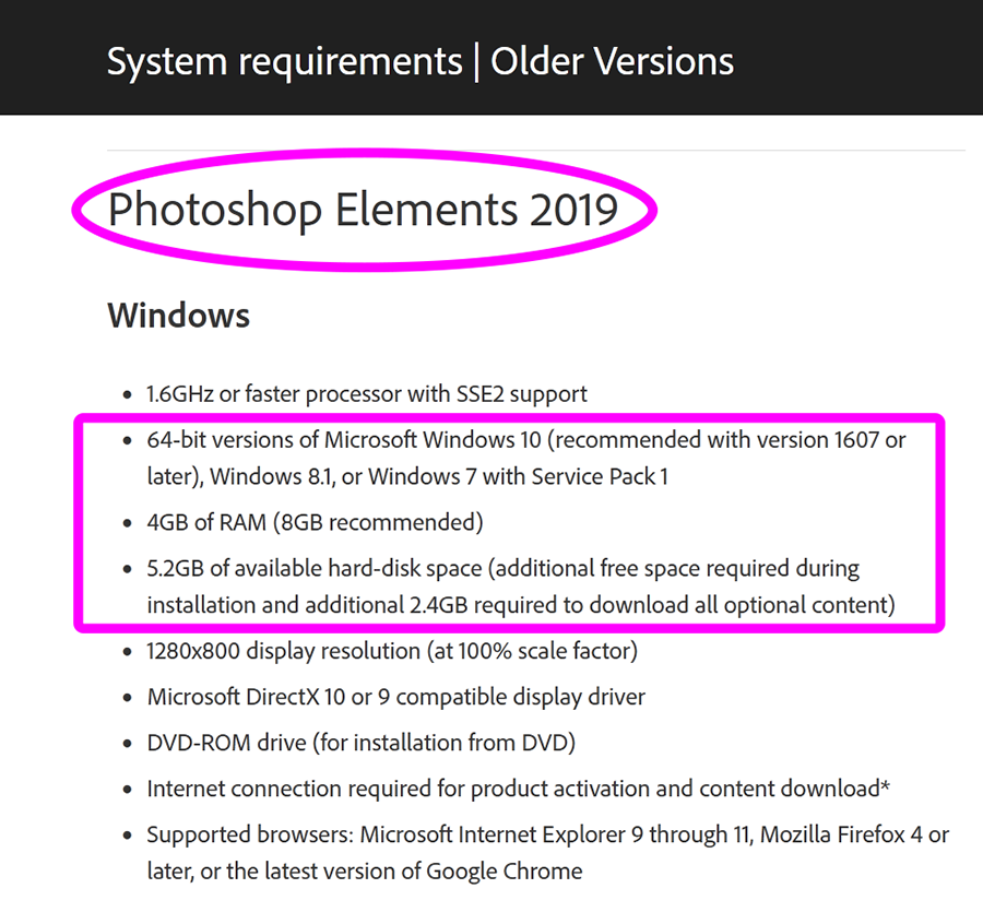 adobe photoshop elements purchased but need download