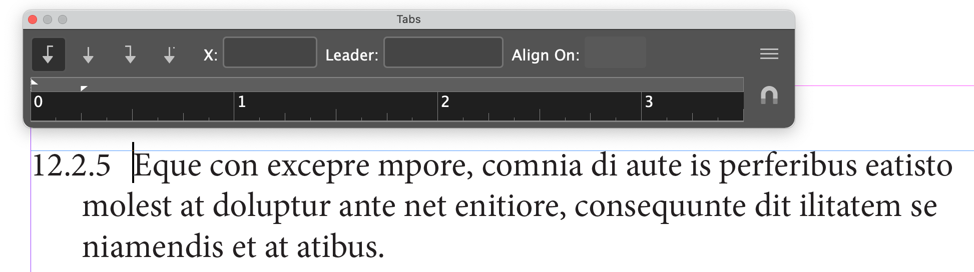 How do I align text on the sentences below - Adobe Community - 12743324
