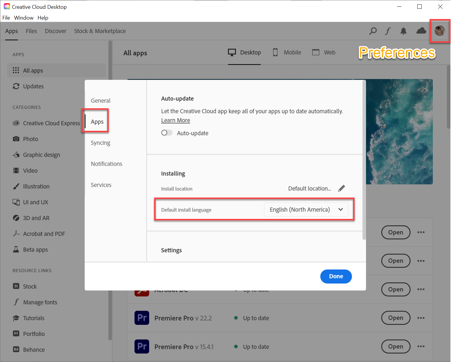 cambiar el idioma en premier pro 2022 Adobe Community 12754738