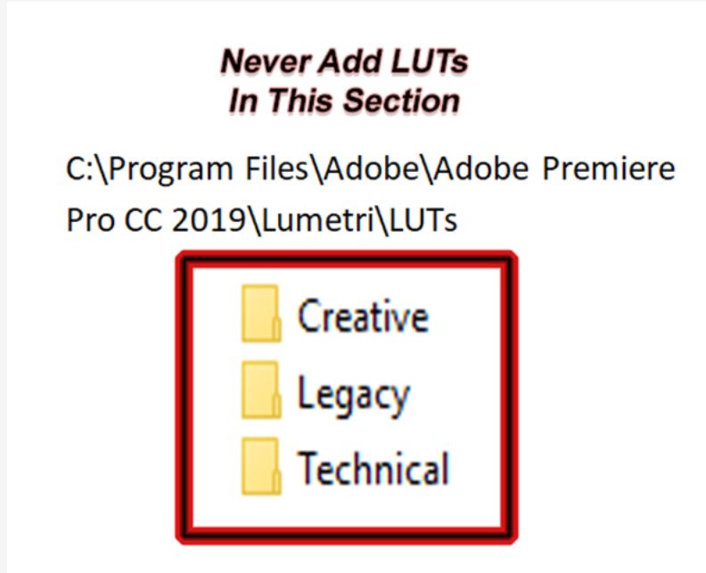 Luts folder never add Luts.jpg