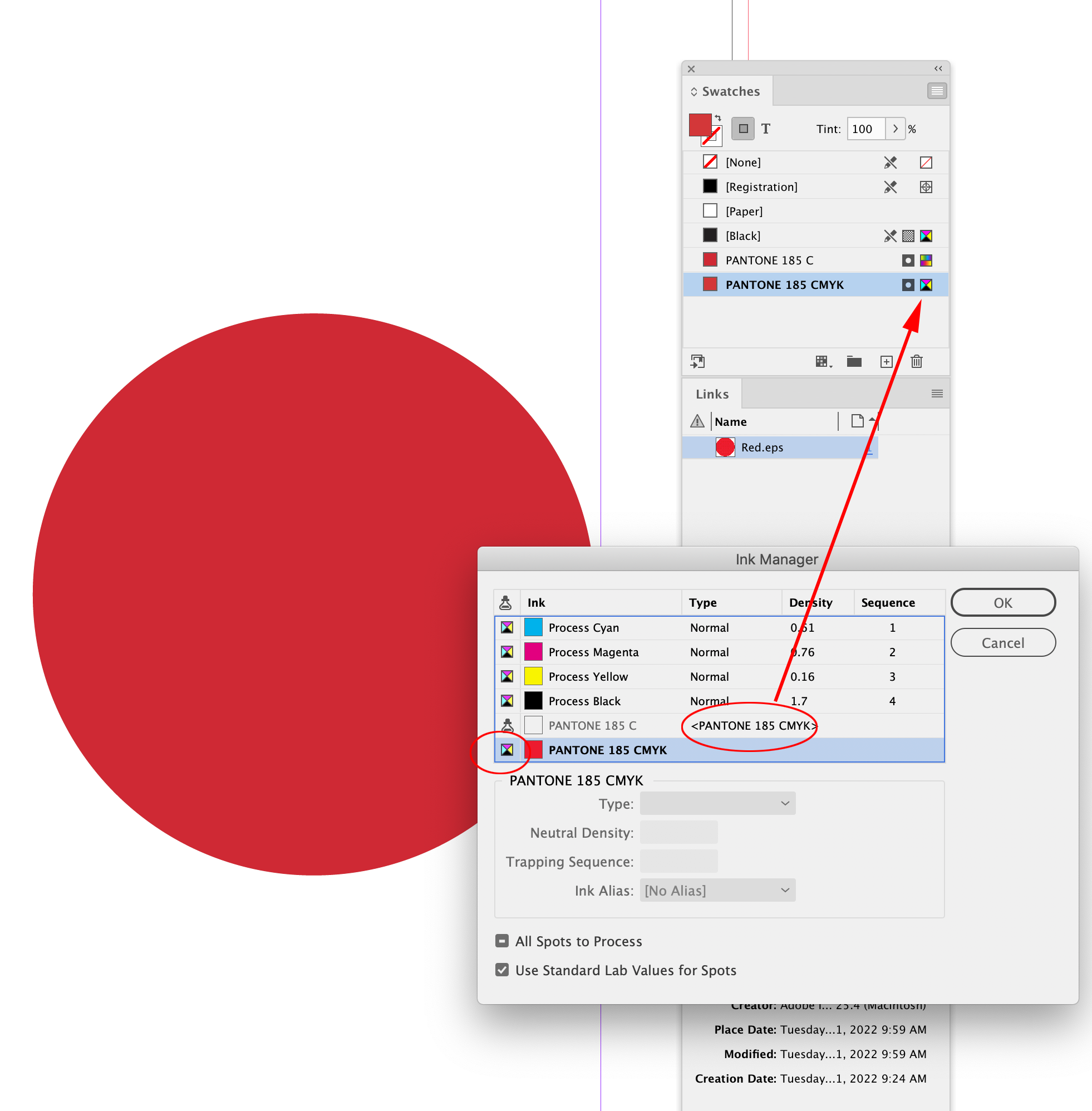 Unable to convert SPOT COLOR TO CMYK - Adobe Community - 12783985