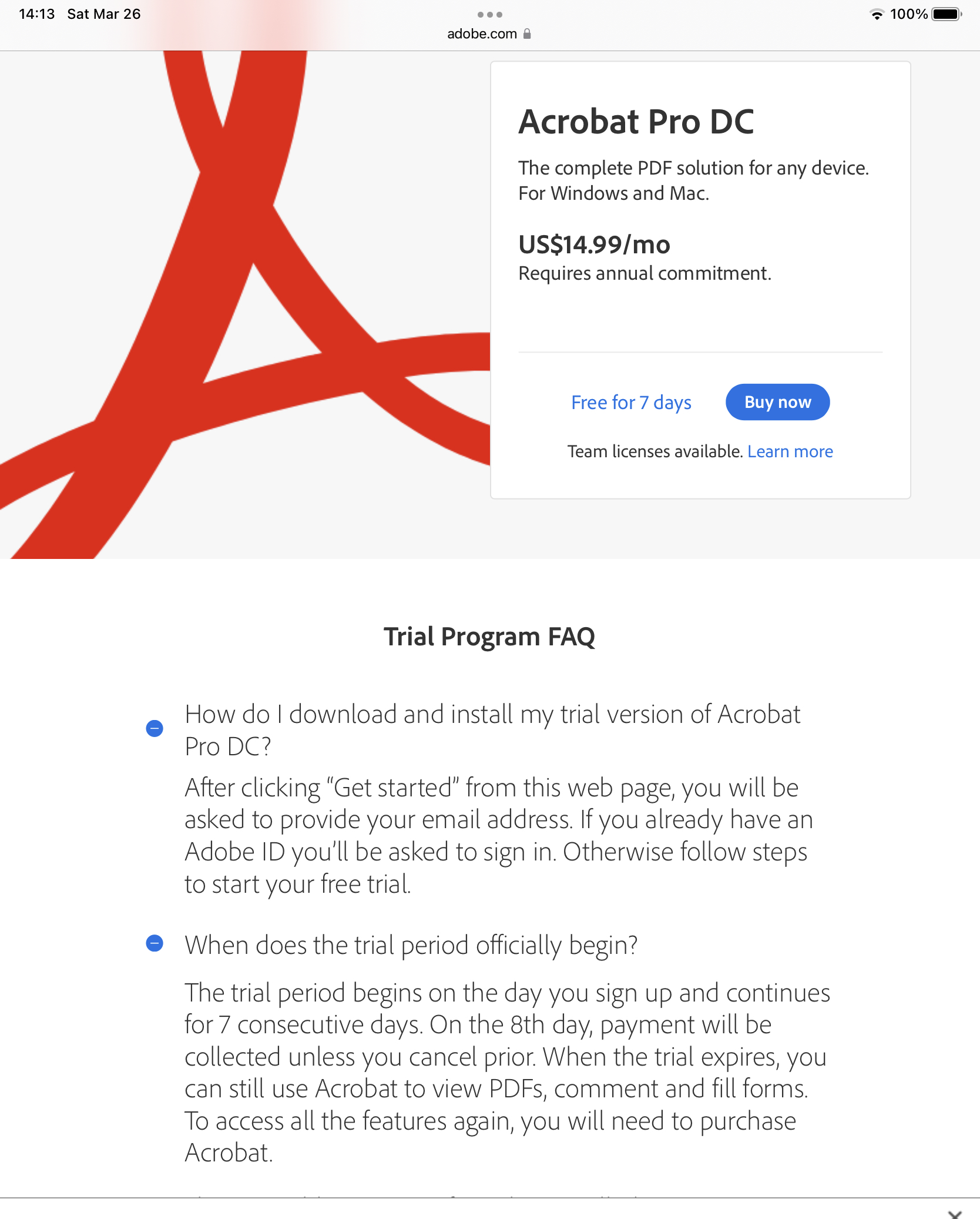 adobe acrobat pro dc non subscription download