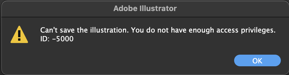 why does illustrator does not let me download