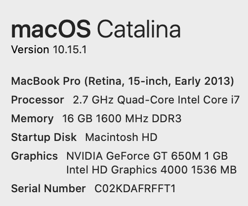 my mac specs