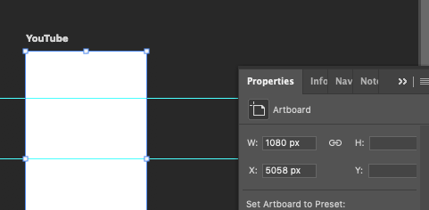 How to change artboard's size in Photoshop - imagy