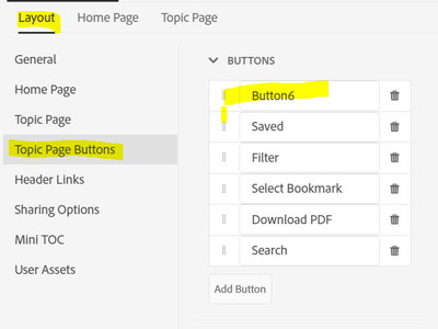 Layout - Topic page buttons