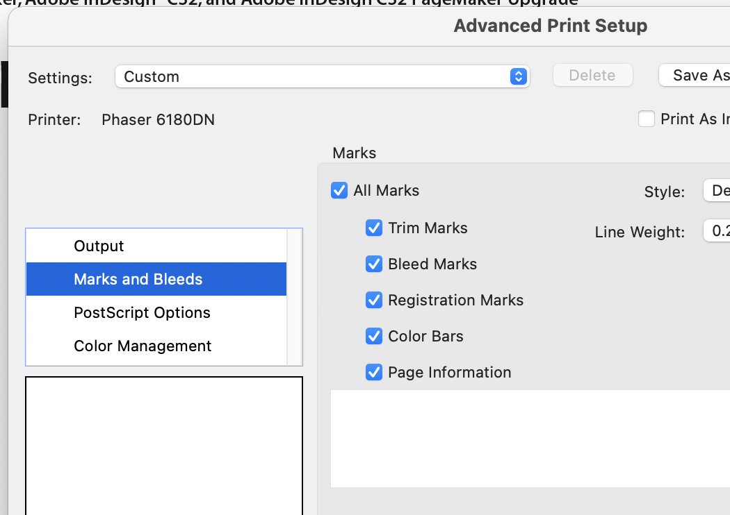 Adobe always prints with colored and black/white s... - Adobe Community