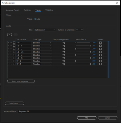 Solved: Exporting A File With Seperate 8ch Audio (5.1+2.0) - Adobe ...