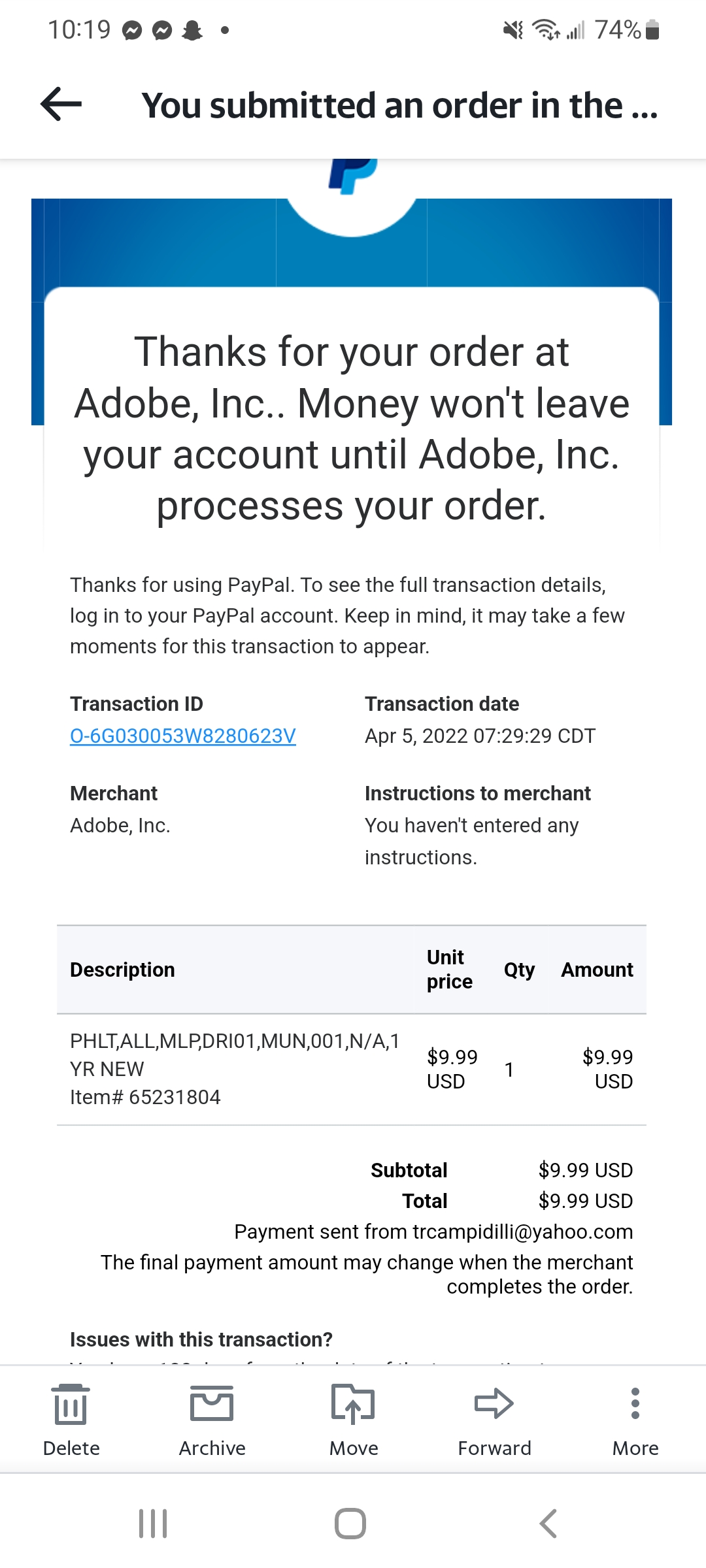 Solved: My plan isn't showing up on my account even though... - Adobe ...