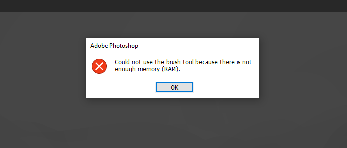 Photoshop Running out of Ram - Adobe Community - 12932460