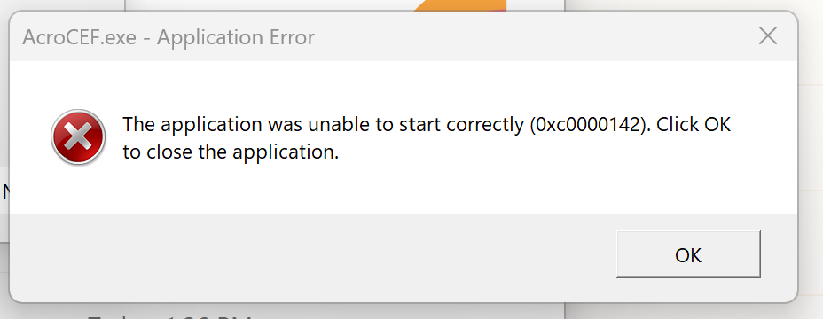 Fix Error 0xc0000142, The application was unable to start correctly