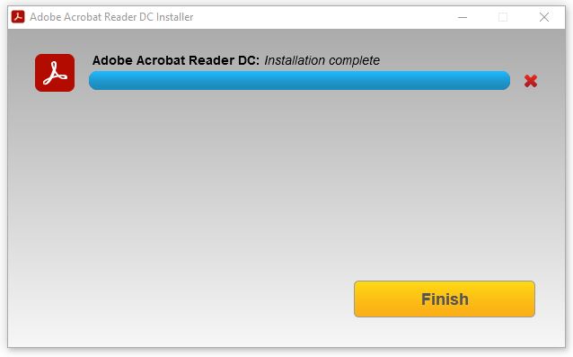 unable to download adobe acrobat reader dc