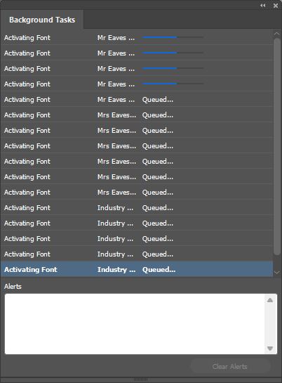 Solved: InDesign background task never completes -- Activa... - Adobe ...