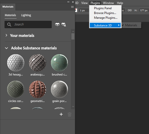 adobe photoshop 3d materials download