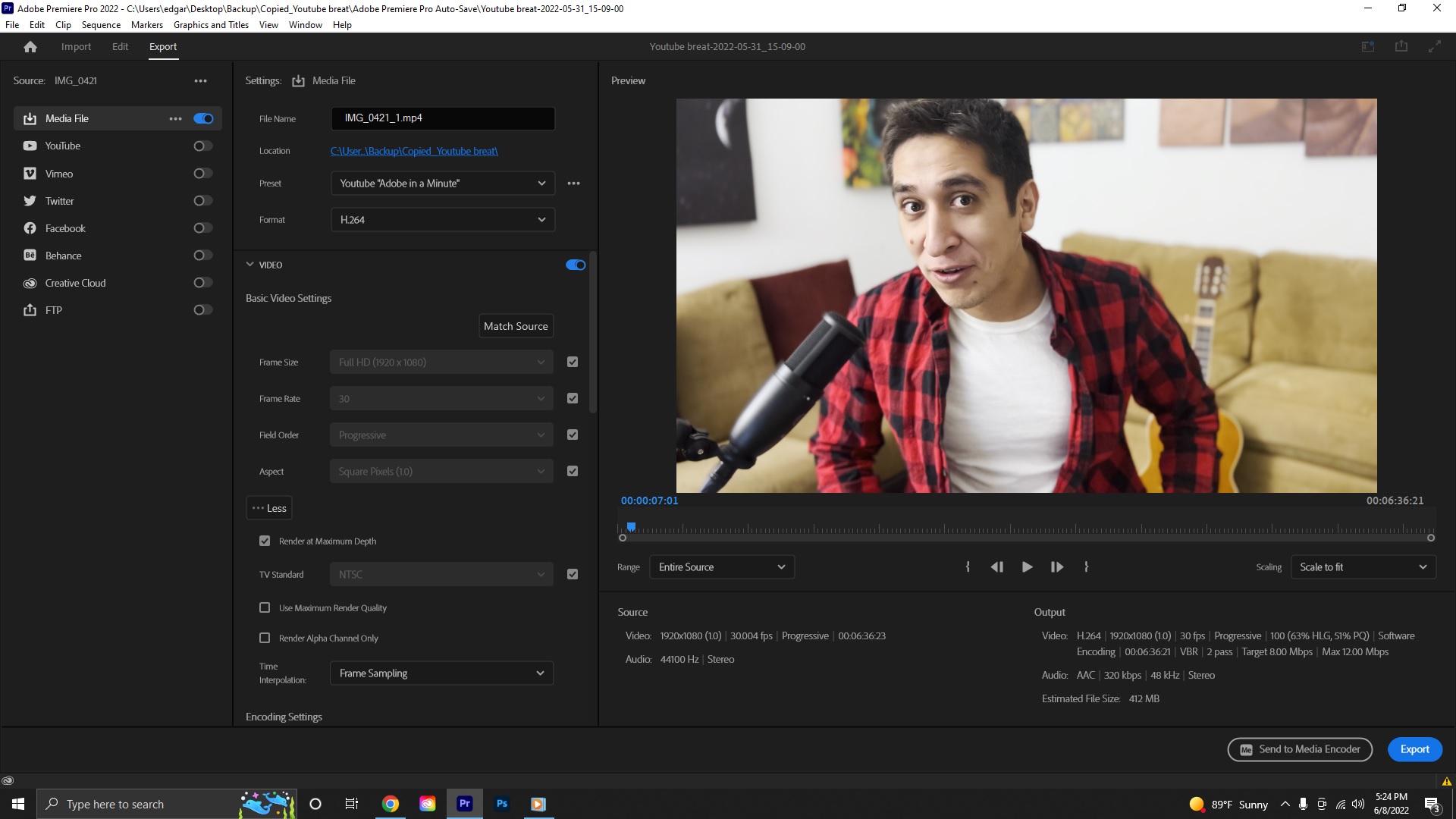 When I export my video, the result is over saturat... - Adobe Community ...