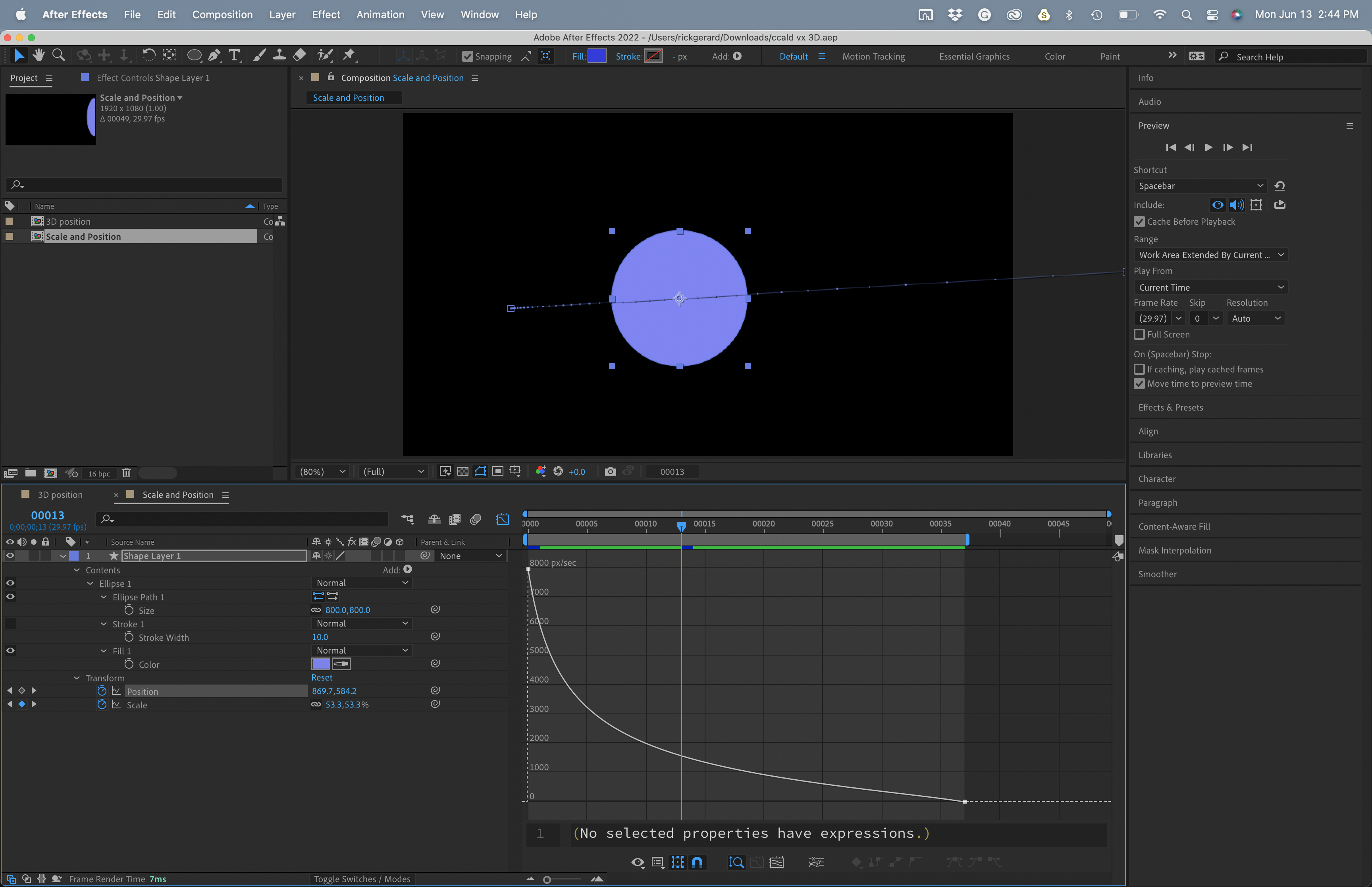 after effect Temporal interpolation Adobe Support Community 12997789