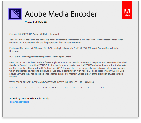 Adobe Media Encoder 2020 (v14)