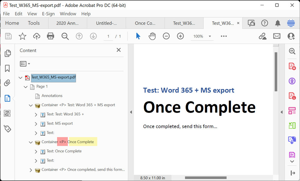 The same file's Content panel, exported with Word's Save As/PDF utility.
