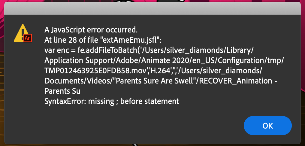 Consistent JavaScript Error - Adobe Support Community - 10834379