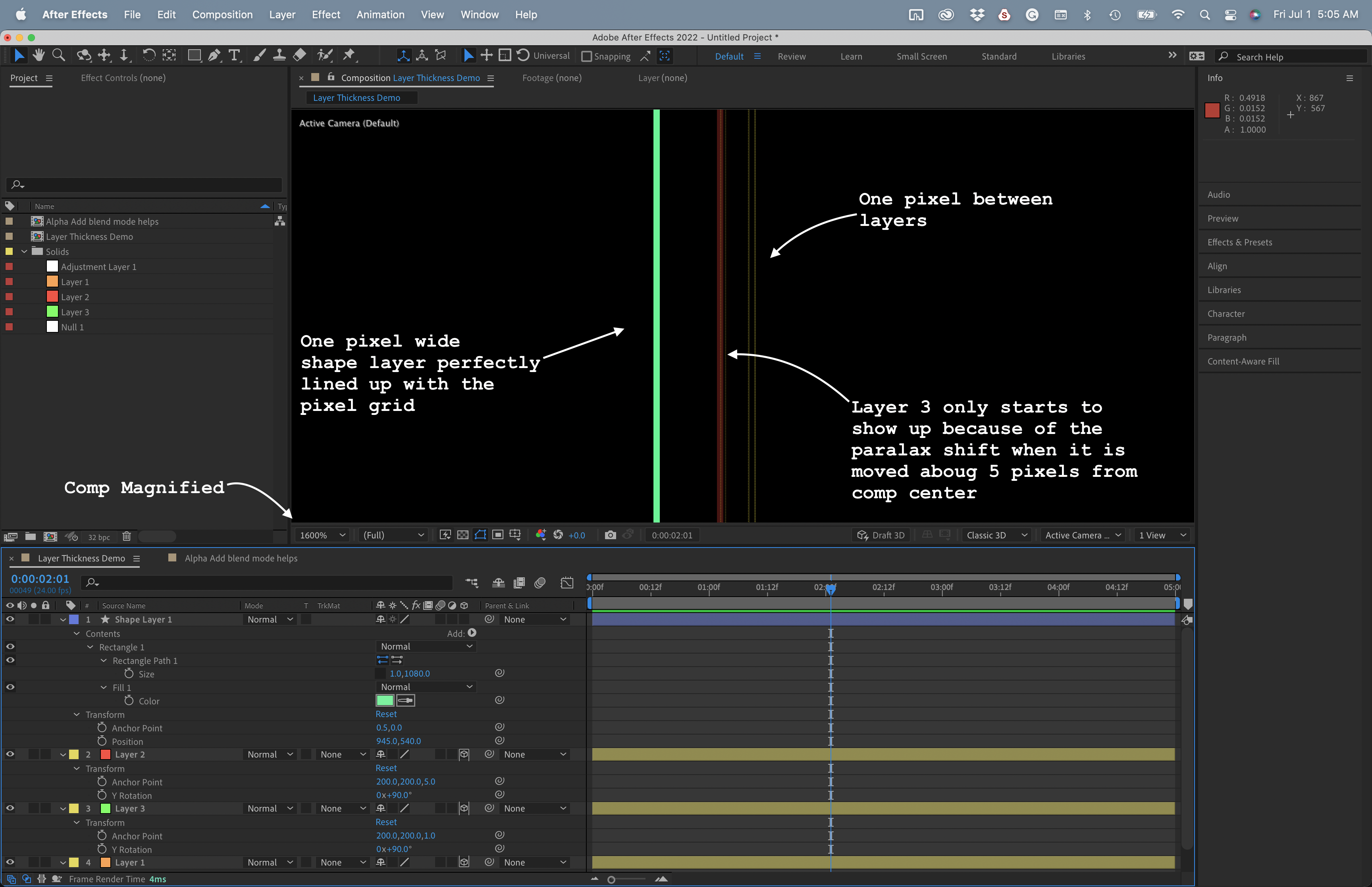 Images in 3d view have space between each other - Adobe Community ...