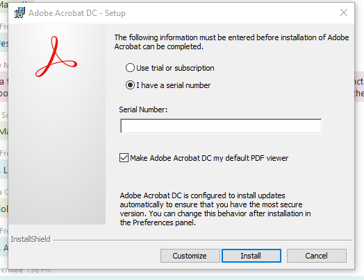 Preparing to install... pop up appears when I open... - Adobe Community ...