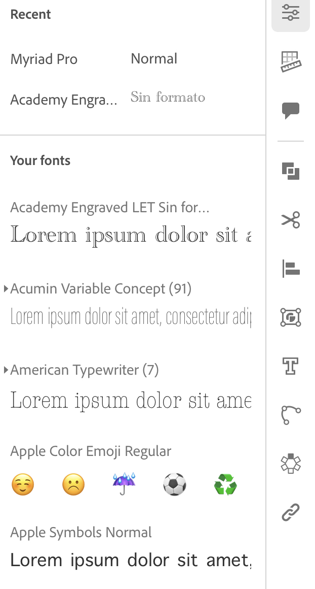 Solved: The “+” Icon To Add A New Font Does Not Appears. C... - Adobe ...