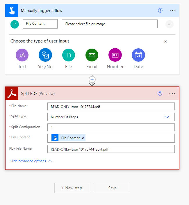 Solved Split PDF via Power Automate? Adobe Community 13082337