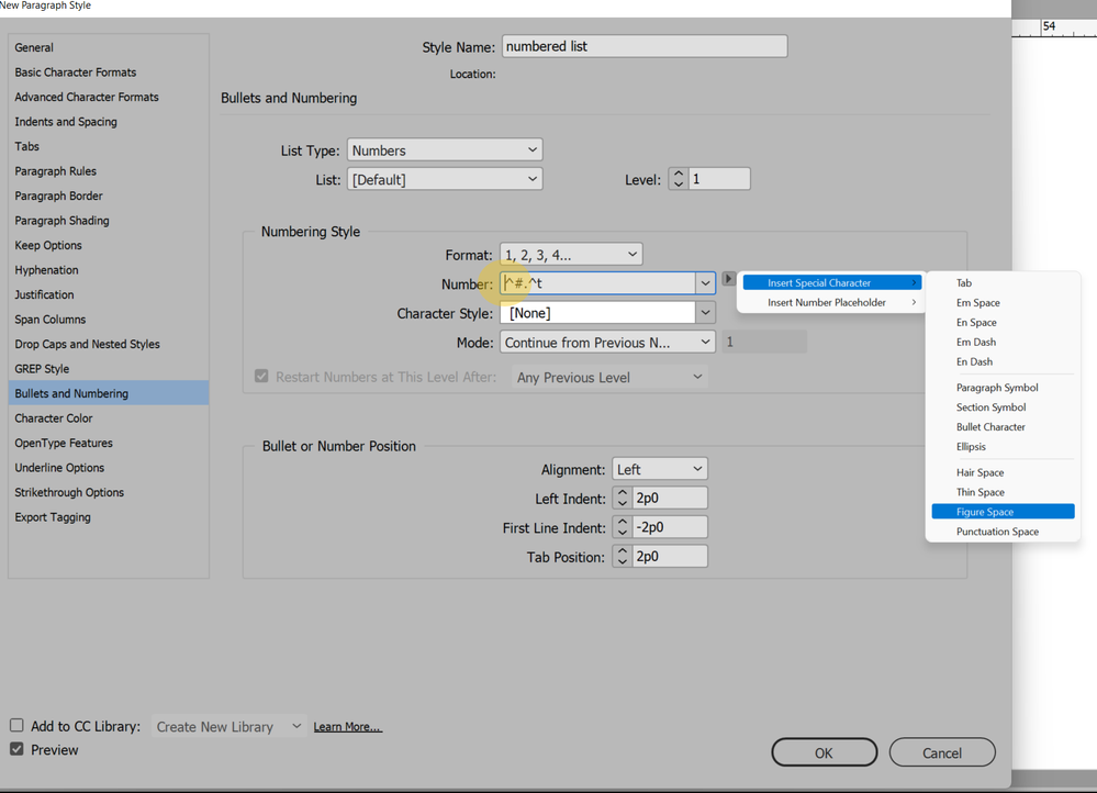 Insert a Figure Space before the  /# placeholder.