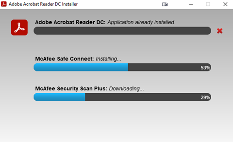 [Formal Complaint #ADB-25351998-L] Image 3. Installer forcefully install McAfee even when Adobe Acrobat Reader DC cannot be installed,.png